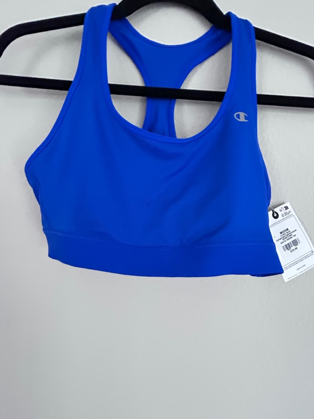 Champion Royal Blue Compression Racerback Sports Bra